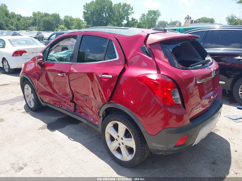 Vin: kl4cjbsb6fb127959, lot: 46142417, buick encore convenience 20153