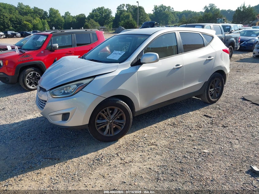 2015 Hyundai Tucson, Удар спереди, IAAI, VIN KM8JT3AF2FU024121 — фото 2