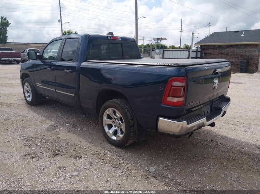 Vin: 1c6srfbtxkn800021, lot: 46142429, ram 1500 big horn/lone star  4x4 6'4 box 20193