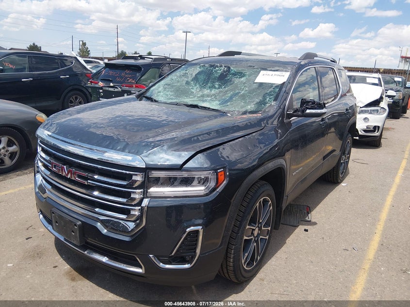 Vin: 1gkknul47lz198385, lot: 46142431, gmc acadia awd slt 20202