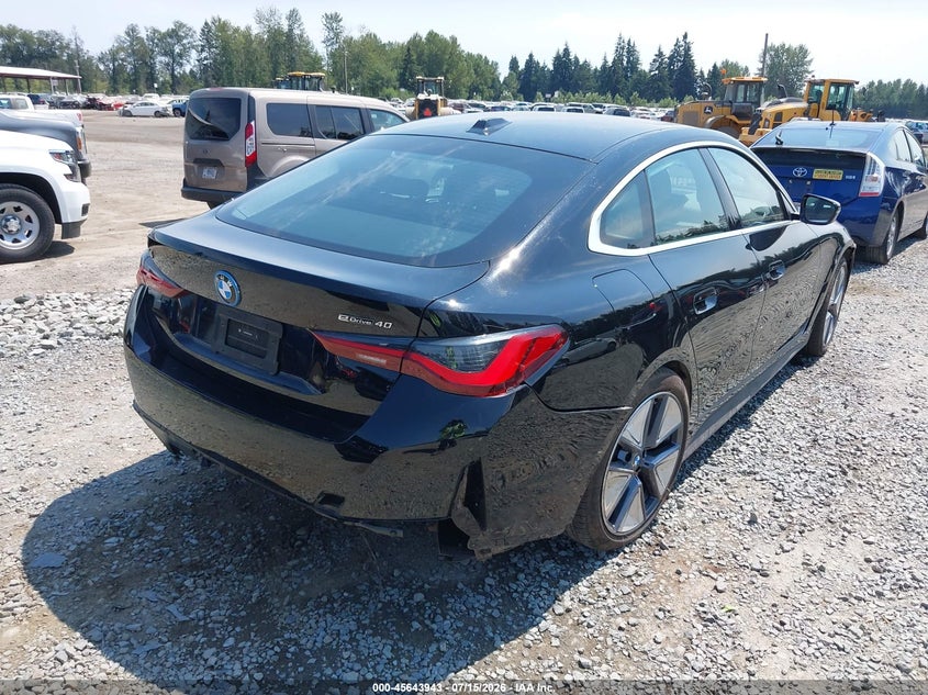 2025 BMW I4 GRAN COUPE auction photo 4