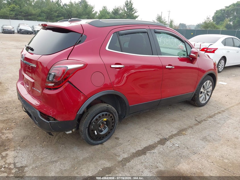 Vin: kl4cjasb9kb704732, lot: 46142479, buick encore fwd preferred 20194