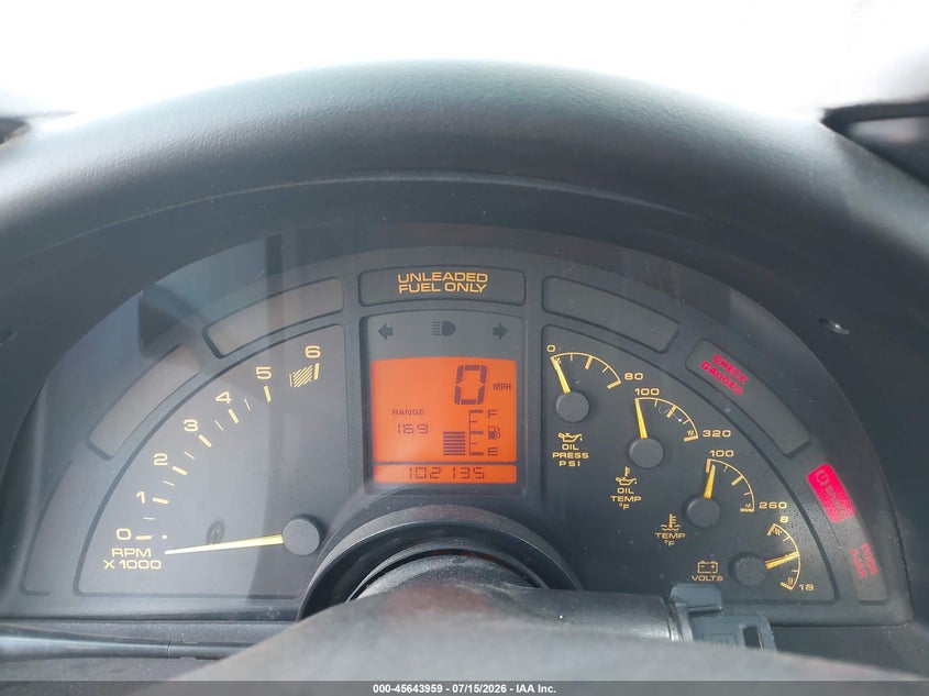 1993 Chevrolet Corvette VIN: 1G1YY23P5P5103291 Lot: 45643959