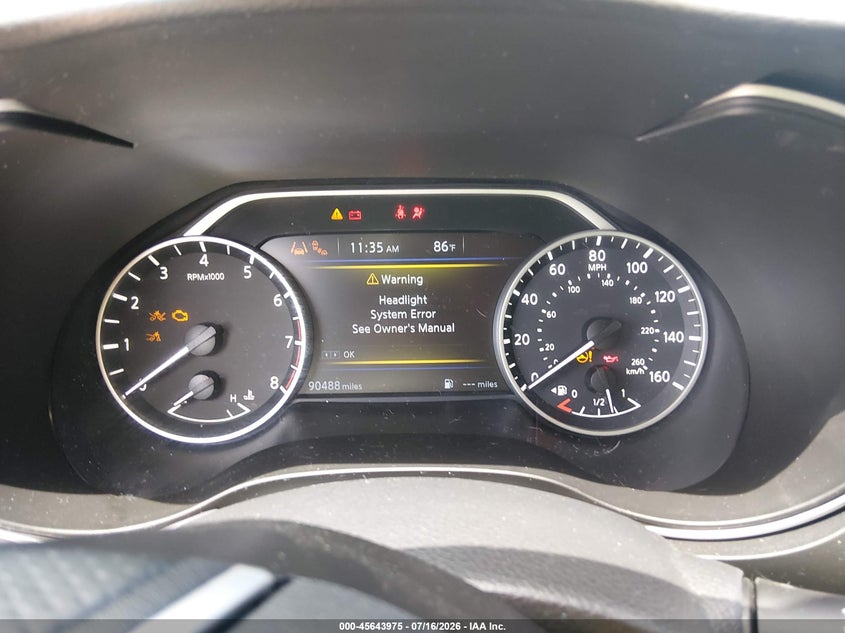 2021 Nissan Maxima Sv Xtronic Cvt VIN: 1N4AA6CV7MC505913 Lot: 45643975