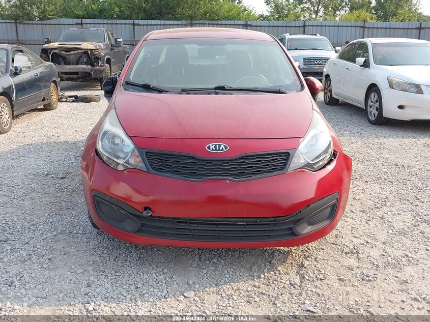 2014 Kia Rio Lx VIN: KNADM4A31E6386936 Lot: 45643984