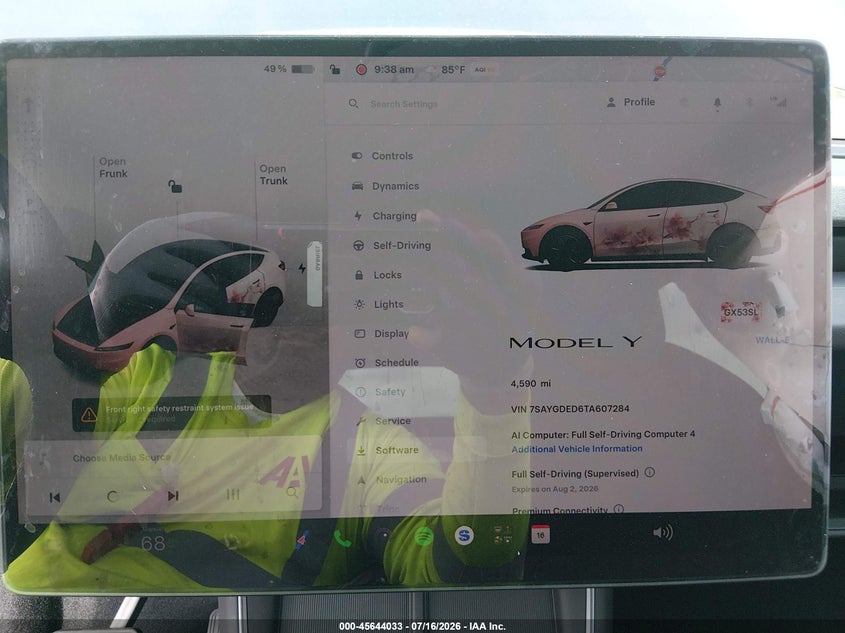 2026 TESLA MODEL Y auction photo 7