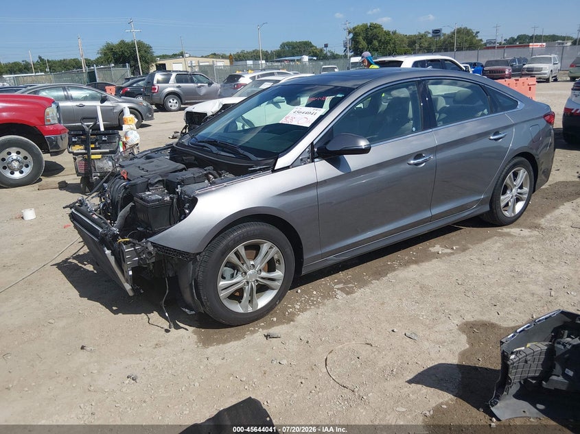 2018 Hyundai Sonata, Front End, IAAI, VIN 5NPE34AF3JH618585 — photo 2