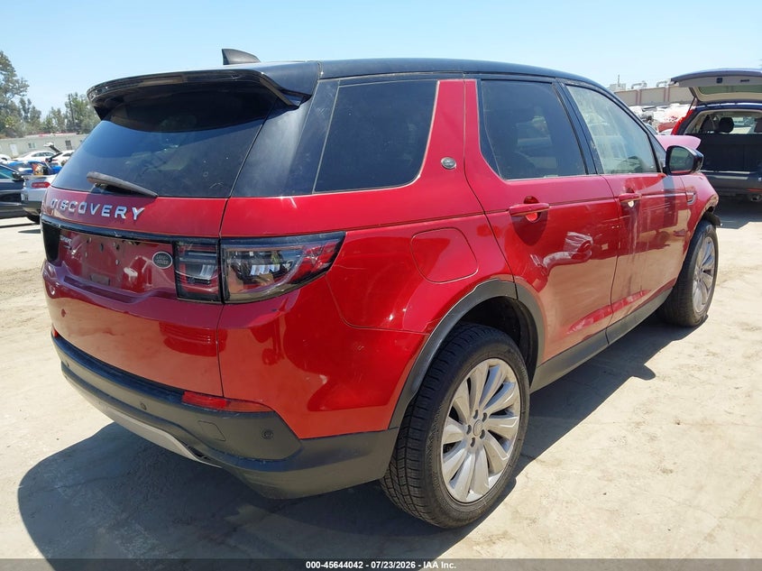 Vin: salcp2fx7lh835729, lot: 46142565, land rover discovery sport se 20204