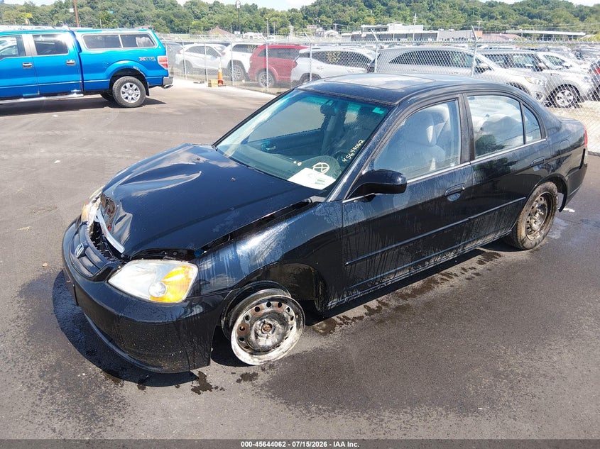 2002 Honda Civic, Normal Wear & Tear, IAAI, VIN 2HGES257X2H500829 — photo 2