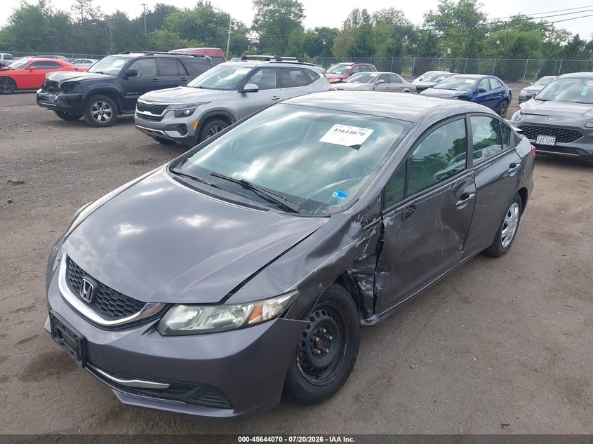 2014 HONDA CIVIC SEDAN 1.8L I-4 VVT, 143HP