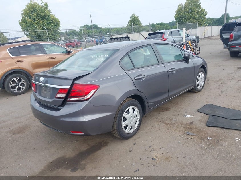 2014 HONDA CIVIC SEDAN 1.8L I-4 VVT, 143HP