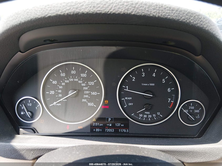 2014 BMW 328I VIN: WBA3A5G59ENP31459 Lot: 45644078