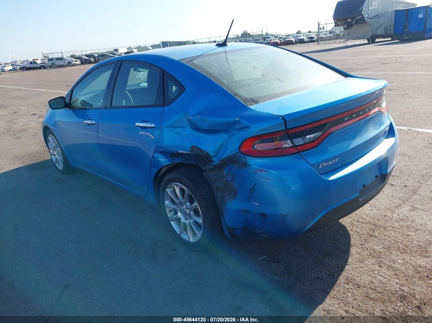 Vin: 1c3cdffa0gd818971, lot: 46142643, dodge dart sxt sport 20163