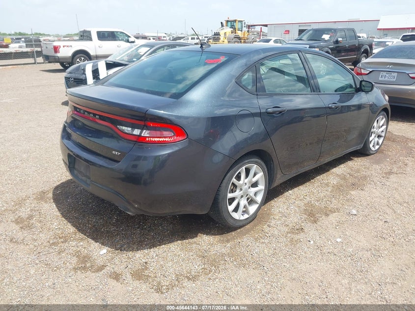 Vin: 1c3cdfba9dd337988, lot: 46142666, dodge dart sxt 20134