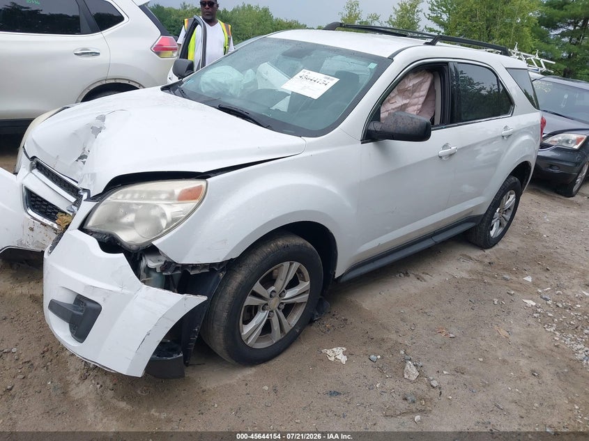 2012 Chevrolet Equinox, Удар спереду, IAAI, VIN 2GNALBEK8C1278601 — фото 2