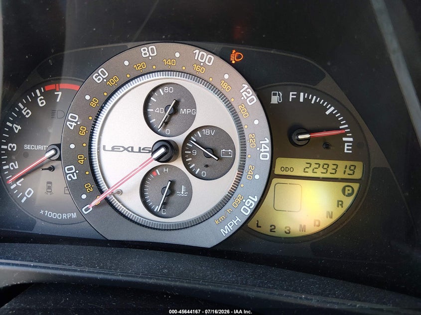 2002 Lexus Is 300 VIN: JTHBD192620058042 Lot: 45644167