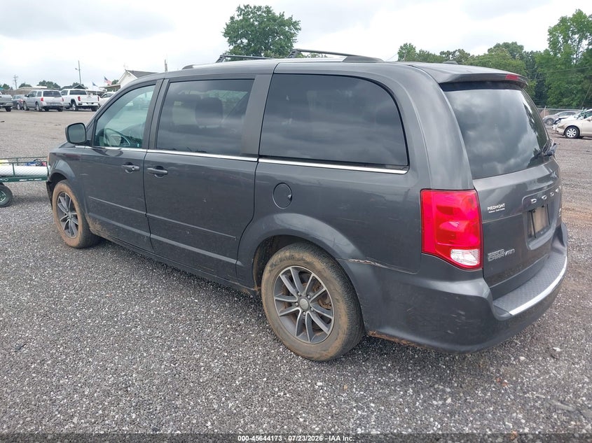 Vin: 2c4rdgcg7hr686777, lot: 46142696, dodge grand caravan sxt 20173