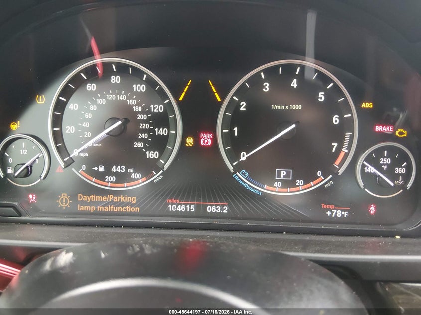2016 BMW 535I VIN: WBA5B1C51GG128906 Lot: 45644197
