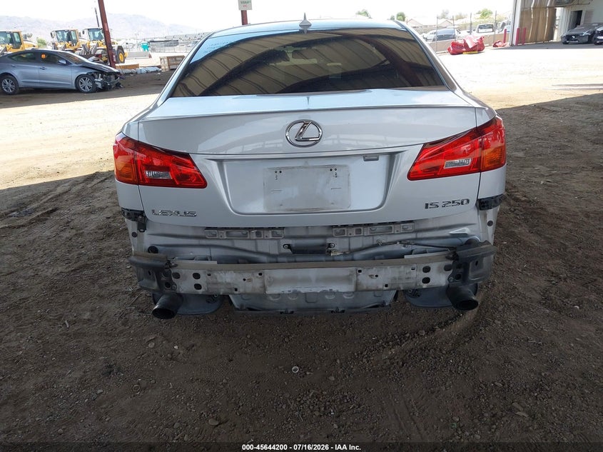 2008 Lexus Is 250 VIN: JTHBK262685051975 Lot: 45644200