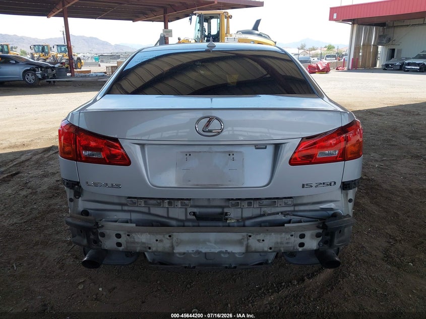 2008 Lexus Is 250 VIN: JTHBK262685051975 Lot: 45644200