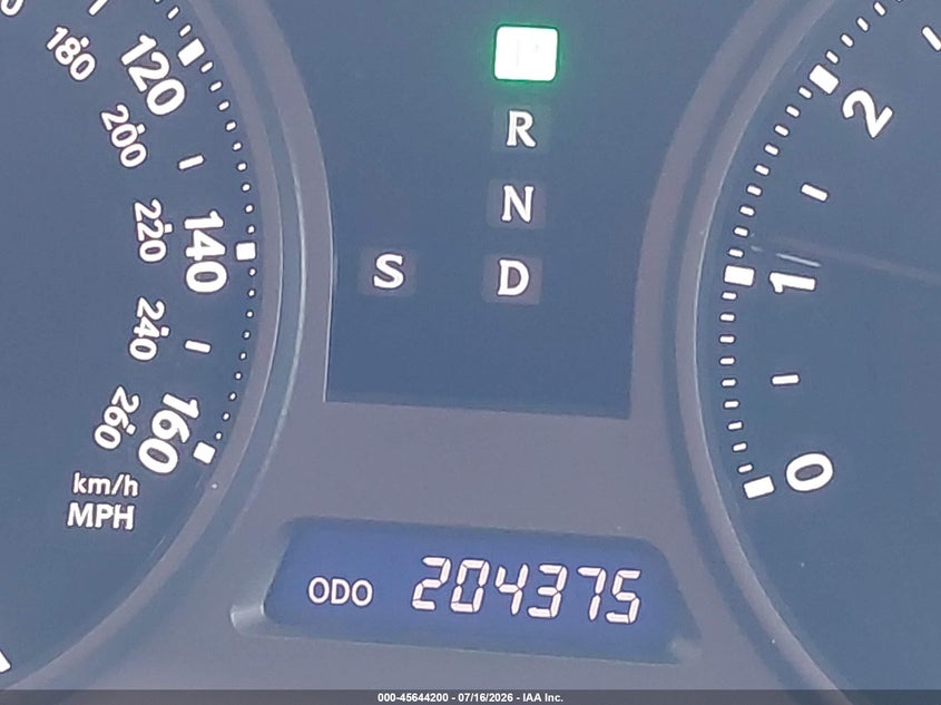 2008 Lexus Is 250 VIN: JTHBK262685051975 Lot: 45644200