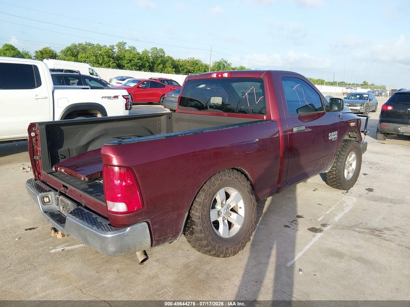 Vin: 3c6jr6ag9lg194740, lot: 46142799, ram 1500 classic tradesman  4x2 6'4 box 20204