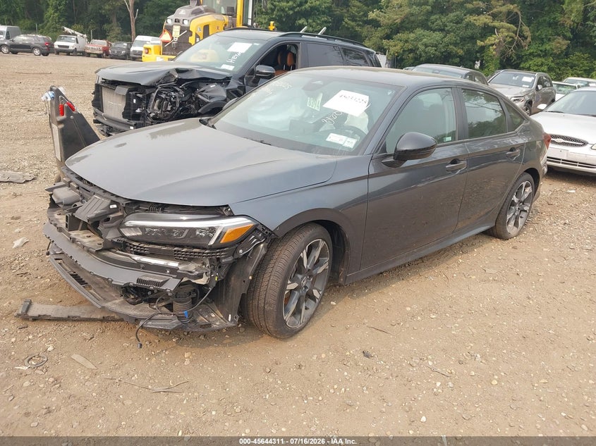 2025 Honda Civic, Front End, IAAI, VIN 2HGFE4F81SH352908 — photo 2