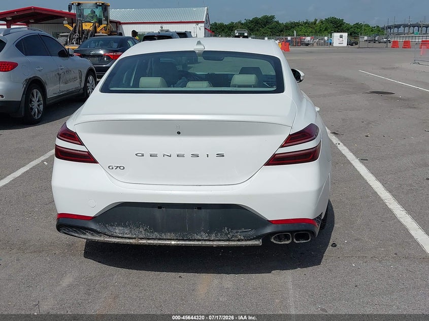 GENESIS G70 2022 VIN KMTG34TA6NU094999