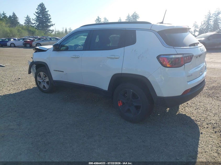 Vin: 3c4njdbb2nt119980, lot: 46142846, jeep compass latitude 4x4 20223