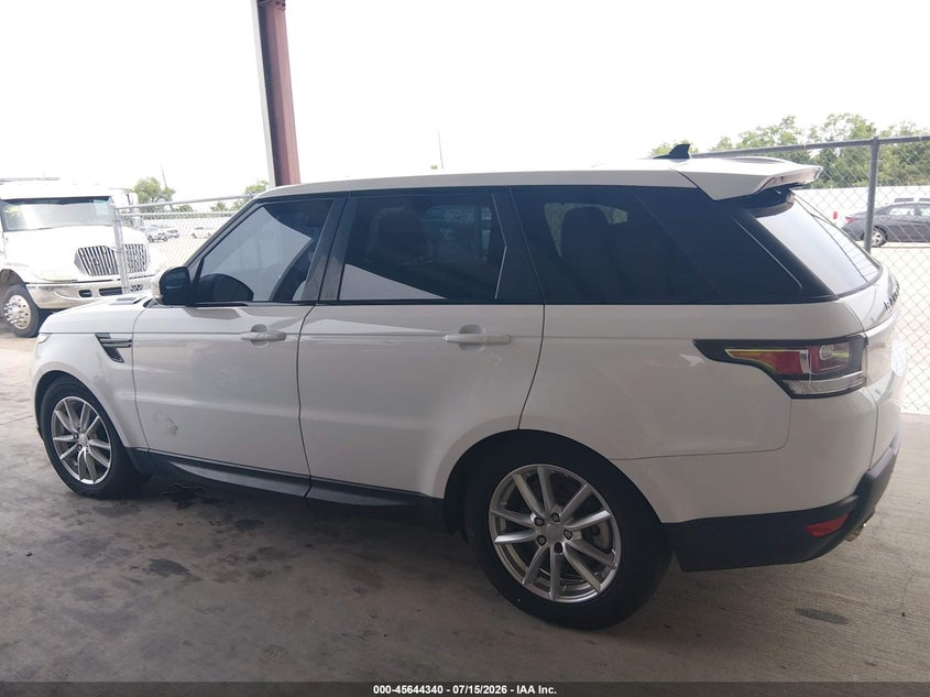 2016 Land Rover Range Rover Sport 3.0L V6 Turbocharged Diesel Se Td6 VIN: SALWG2KF0GA598395 Lot: 45644340