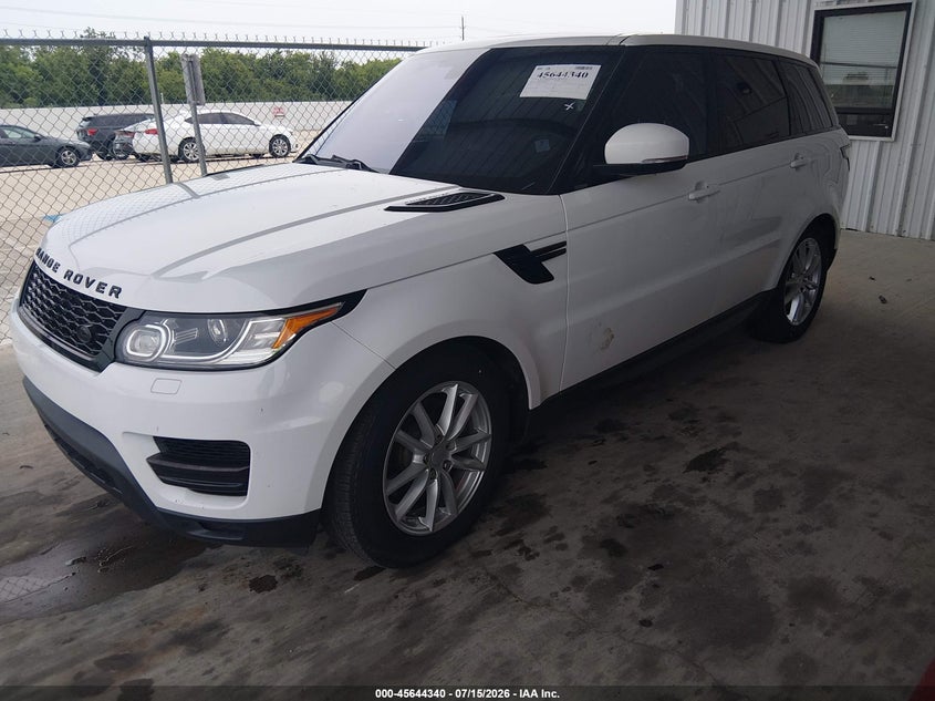 2016 Land Rover Range Rover Sport 3.0l V6 Turbocharged Diesel Se Td6 SALWG2KF0GA598395 photo 1