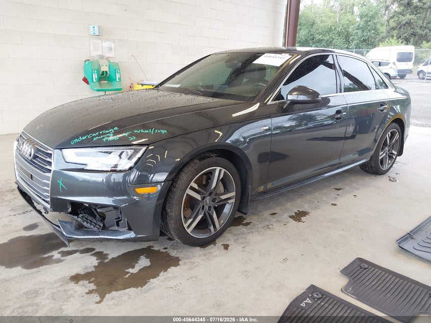 2018 Audi A4 2.0T Premium/2.0T Tech Premium VIN: WAUENAF49JN002550 Lot: 45644345