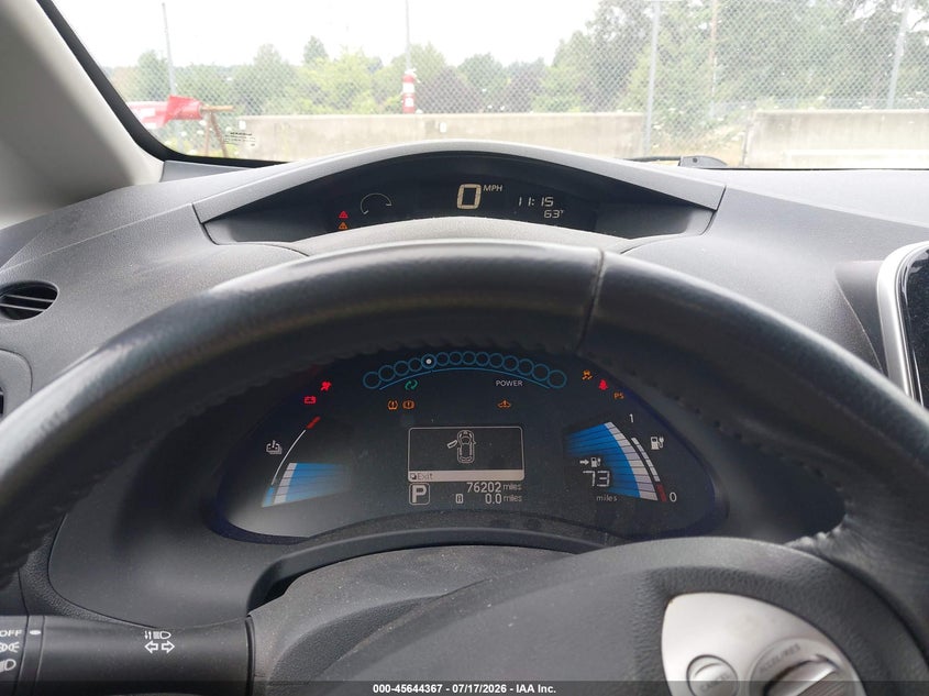 2016 Nissan Leaf Sv VIN: 1N4BZ0CP9GC311187 Lot: 45644367