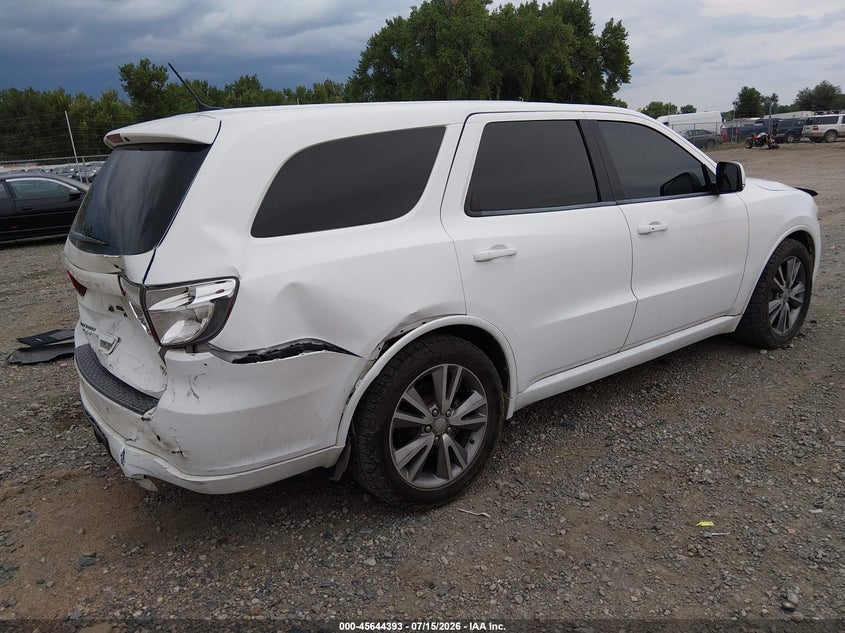 Vin: 1c4sdjct1dc552796, lot: 46142916, dodge durango r/t 20134