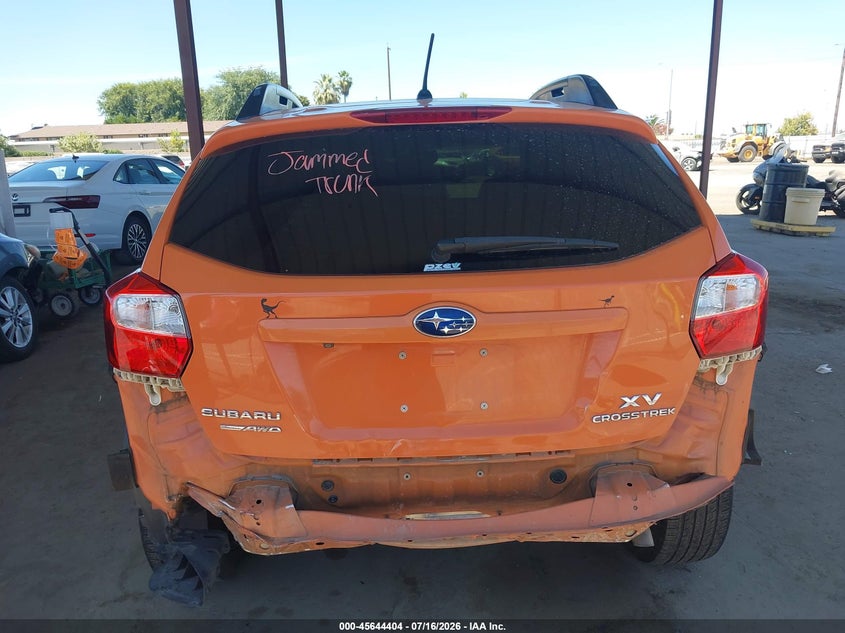 2015 Subaru Xv Crosstrek 2.0I Premium VIN: JF2GPACC7F8249722 Lot: 45644404