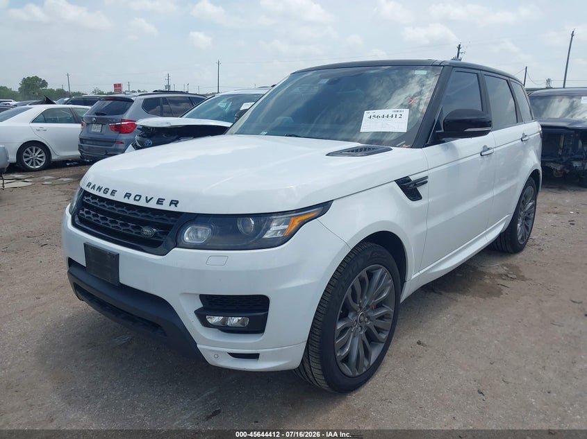 2016 Land Rover Range Rover Sport 3.0L V6 Supercharged Hse, Неизвестно, IAAI, VIN SALWS2VF4GA547086 — фото 2