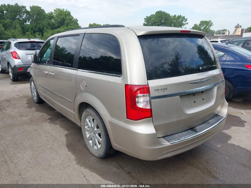 Vin: 2c4rc1bg2cr237615, lot: 46142938, chrysler town & country touring 20123