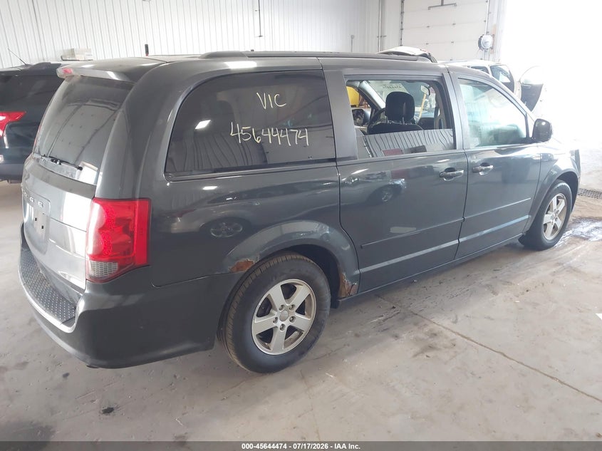 Vin: 2c4rdgcg6cr231654, lot: 46142997, dodge grand caravan sxt 20124