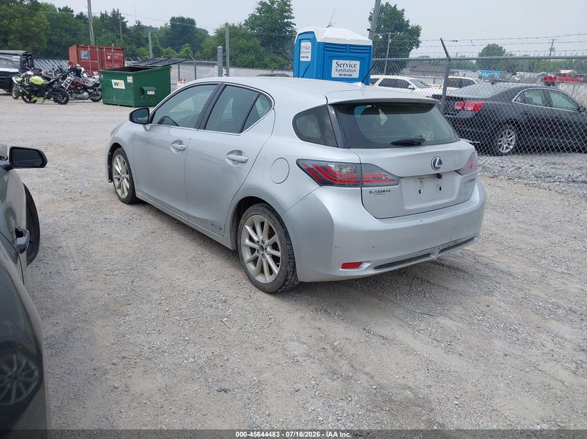 Vin: jthkd5bh8c2116535, lot: 46143006, lexus ct 200h premium 20123