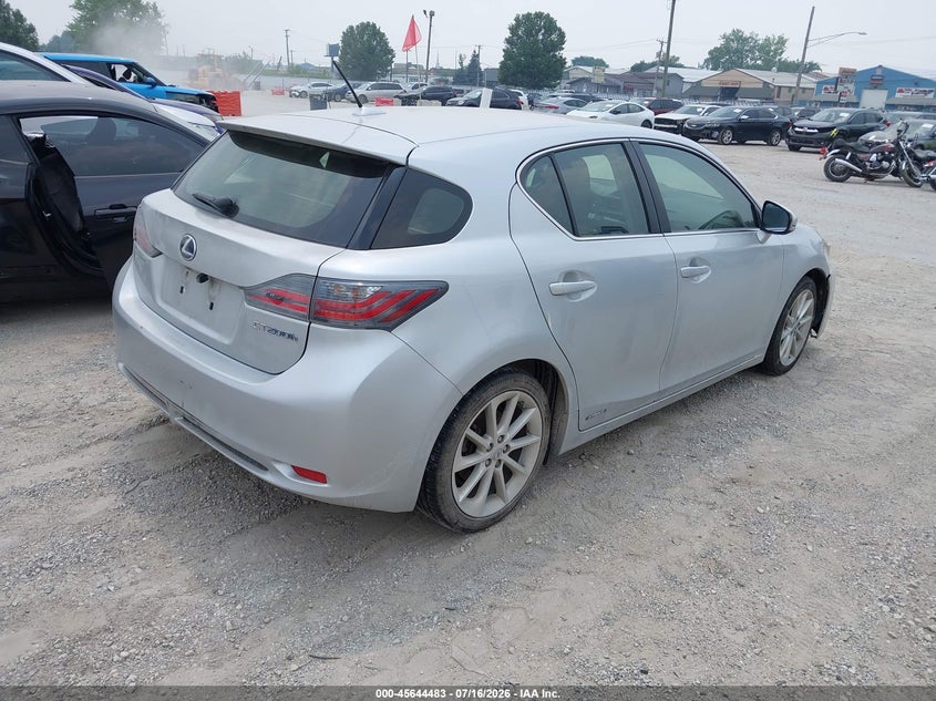 Vin: jthkd5bh8c2116535, lot: 46143006, lexus ct 200h premium 20124