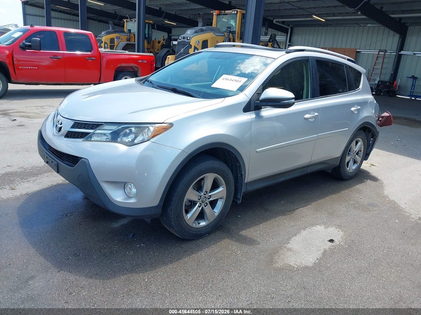 2015 Toyota RAV 4, Удар сзади, IAAI, VIN JTMRFREV6FD103648 — фото 2