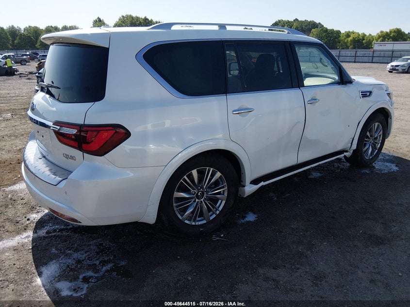 Vin: jn8az2af2m9718129, lot: 46143038, infiniti qx80 luxe 20214