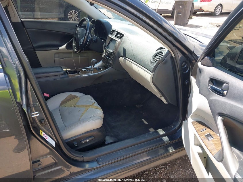 2011 Lexus Is 250 VIN: JTHBF5C21B5137020 Lot: 45644539