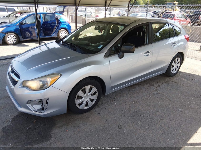 Vin: jf1gpaa64ch234737, lot: 46143064, subaru impreza 2.0i 20122