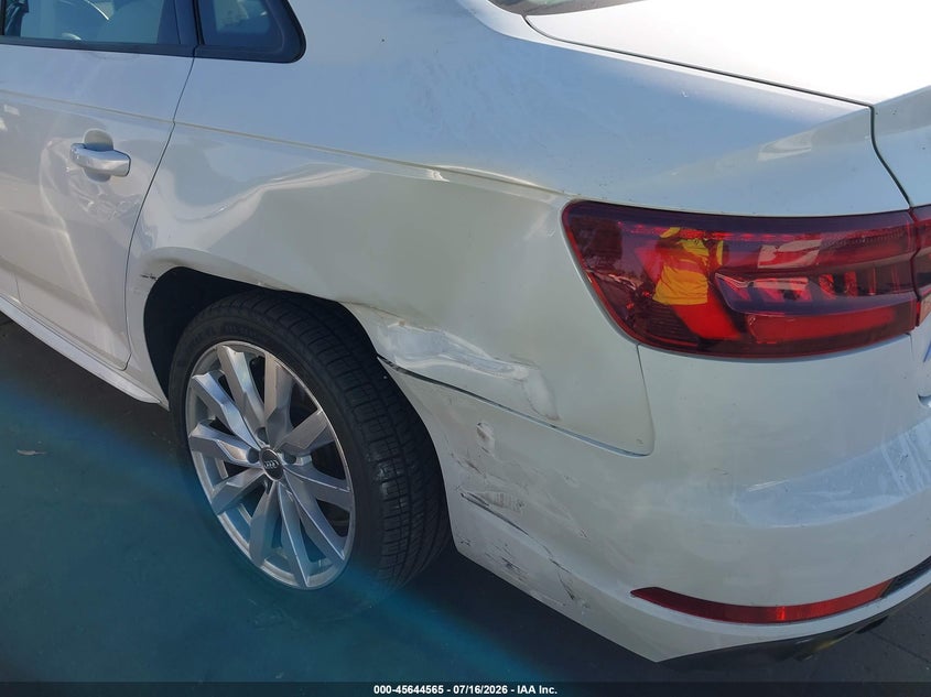 2018 Audi A4 2.0T Tech Ultra Premium/2.0T Ultra Premium VIN: WAUKMAF47JN019711 Lot: 45644565