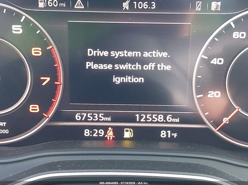 2018 Audi A4 2.0T Tech Ultra Premium/2.0T Ultra Premium VIN: WAUKMAF47JN019711 Lot: 45644565