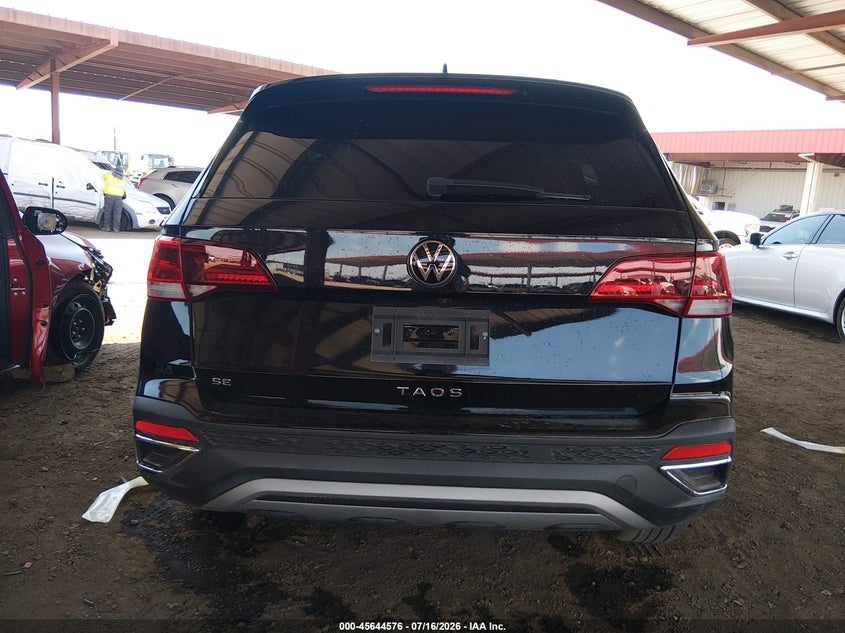 2022 Volkswagen Taos 1.5T Se VIN: 3VVRX7B22NM036742 Lot: 45644576