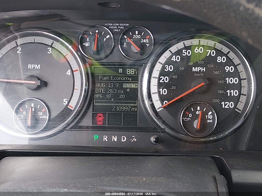 2011 Ram Ram 2500 St VIN: 3D7UT2CL7BG602005 Lot: 45644584
