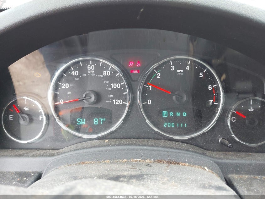 JEEP LIBERTY 2011 VIN 1J4PN2GK8BW577744