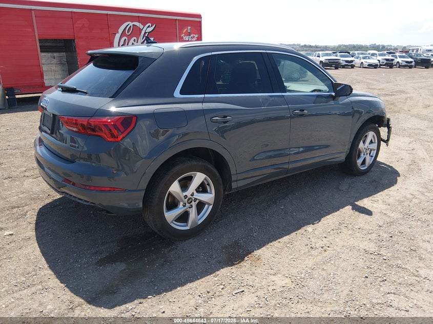 Vin: wa1aucf3xm1136383, lot: 46143166, audi q3 premium 40 tfsi quattro tiptronic 20214